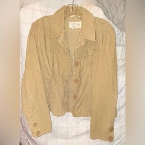 Aeropostale corduroy Tan Jacket size XL